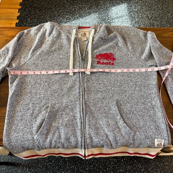 Roots Gray Hoodie XL Unisex - Picture 11 of 13